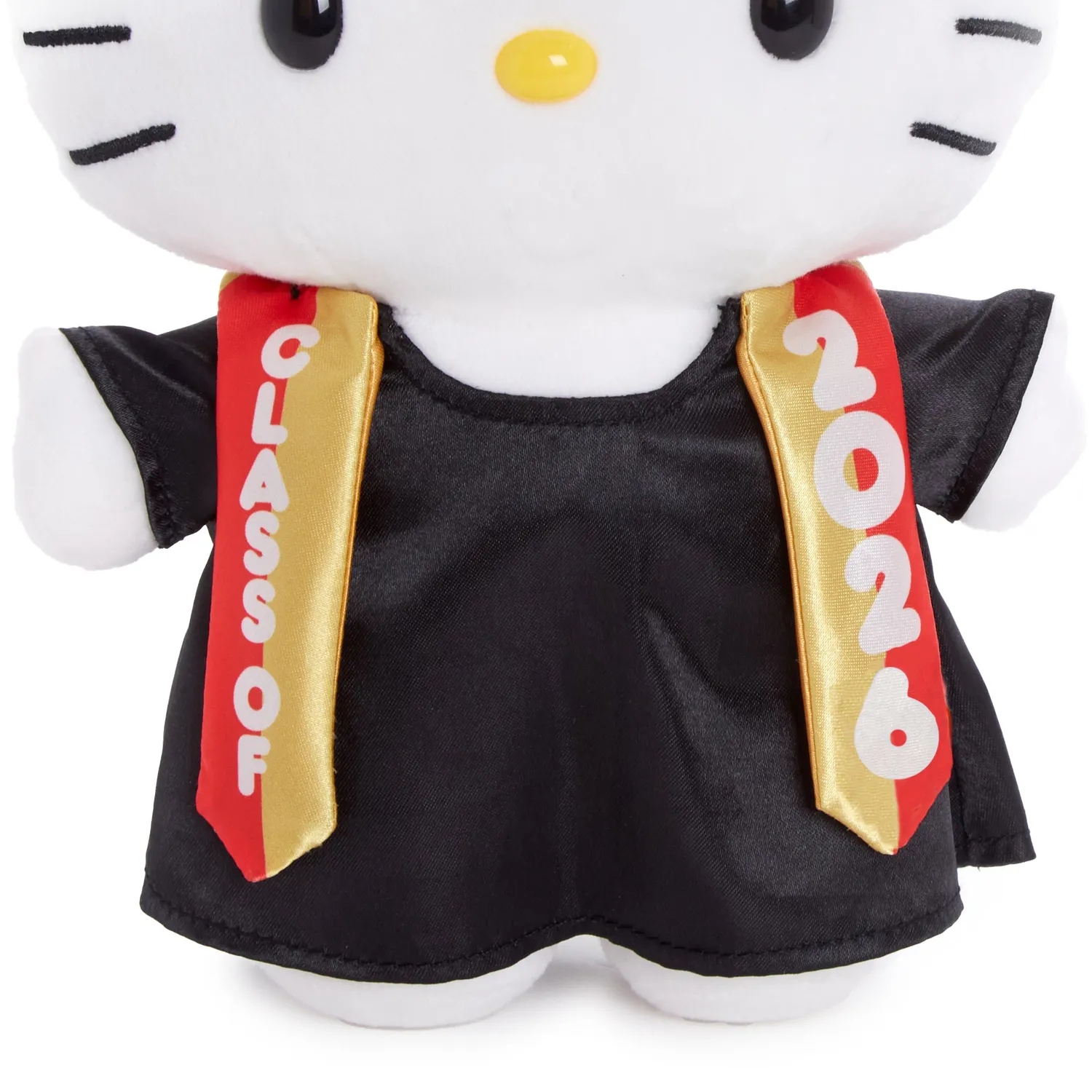Hello Kitty Graduation 9" plysjbamse rød