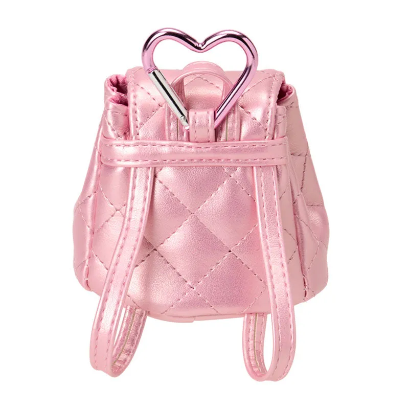 Hello Kitty Mini Quilt Series Pink Mini Backpack Bag Charm rosa miniryggsekk