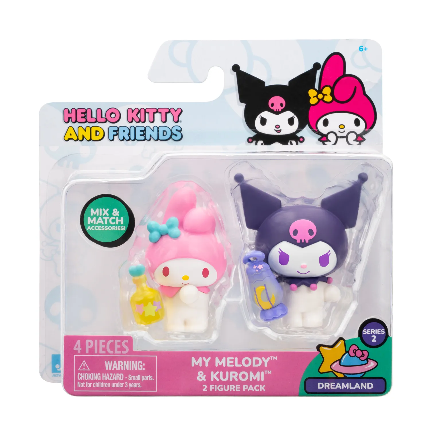 Hello Kitty and Friends Series 2 Dreamland figursett 2-pakning
