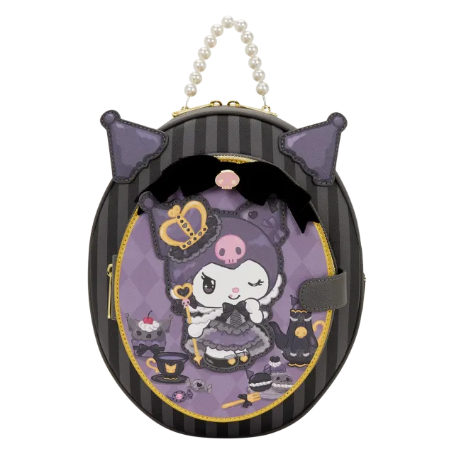 Hello Kitty Loungefly Kuromi 20th Anniversary Mini Backpack ryggsekk
