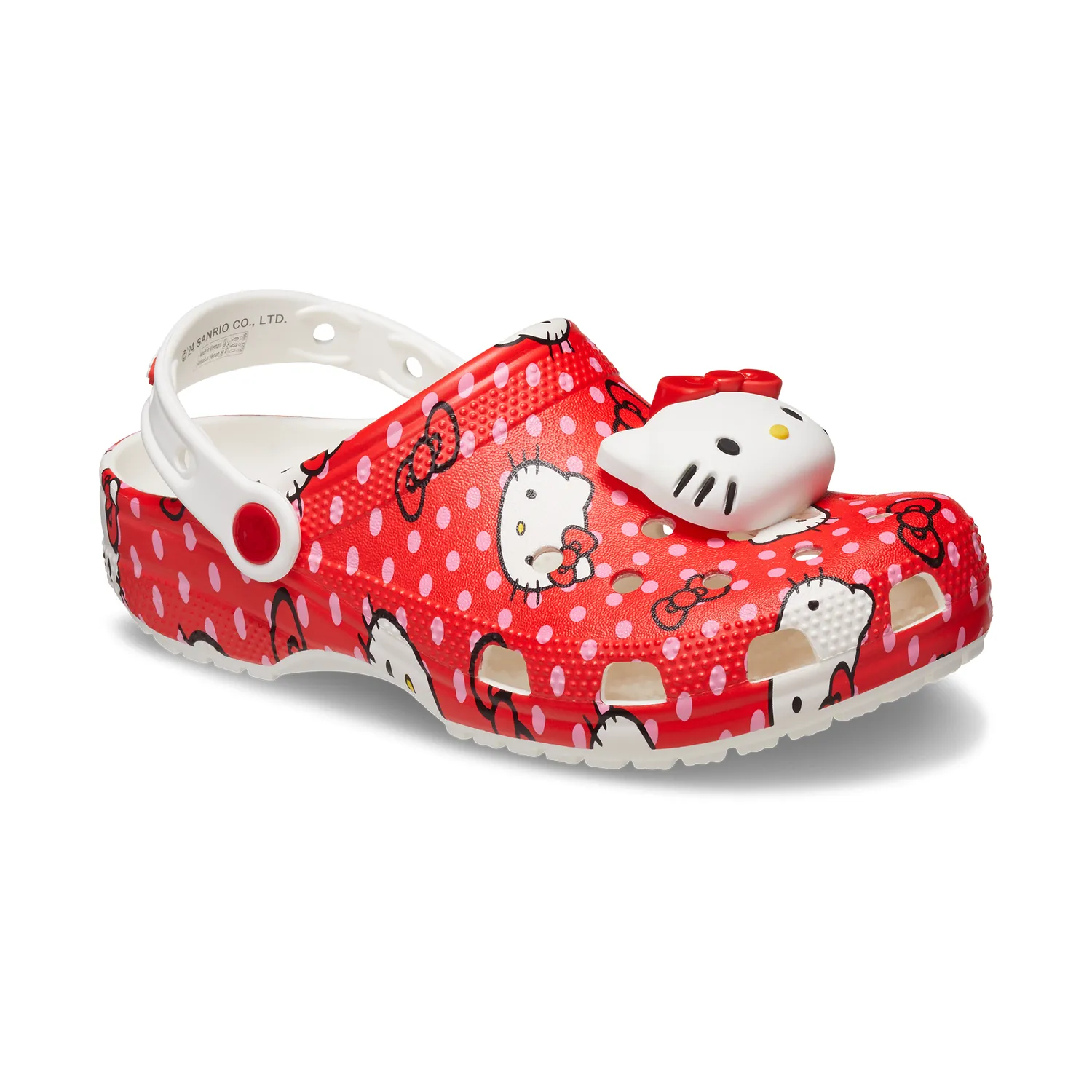 Hello Kitty x Crocs Adult Red Classic Clog sko rød