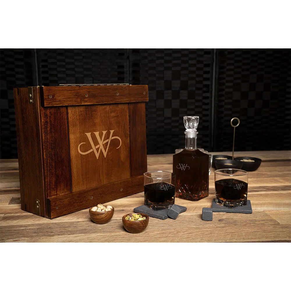 Batman THE BATMAN Wayne Monogram drinkesett med karaffel