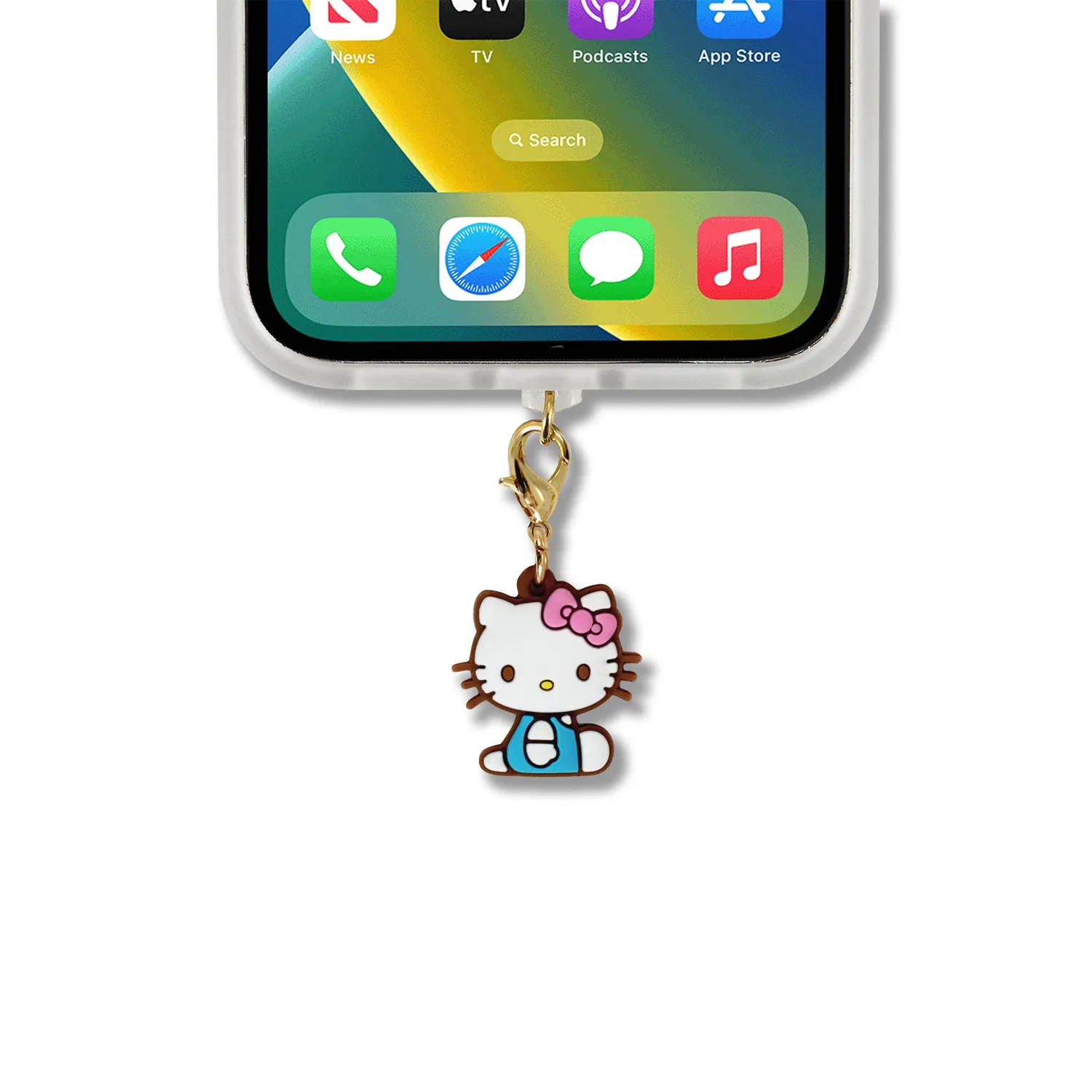 Hello Kitty x Sonix Pink Bows Charging Port 3-Pc Charms ladeportpynt 3-pakning