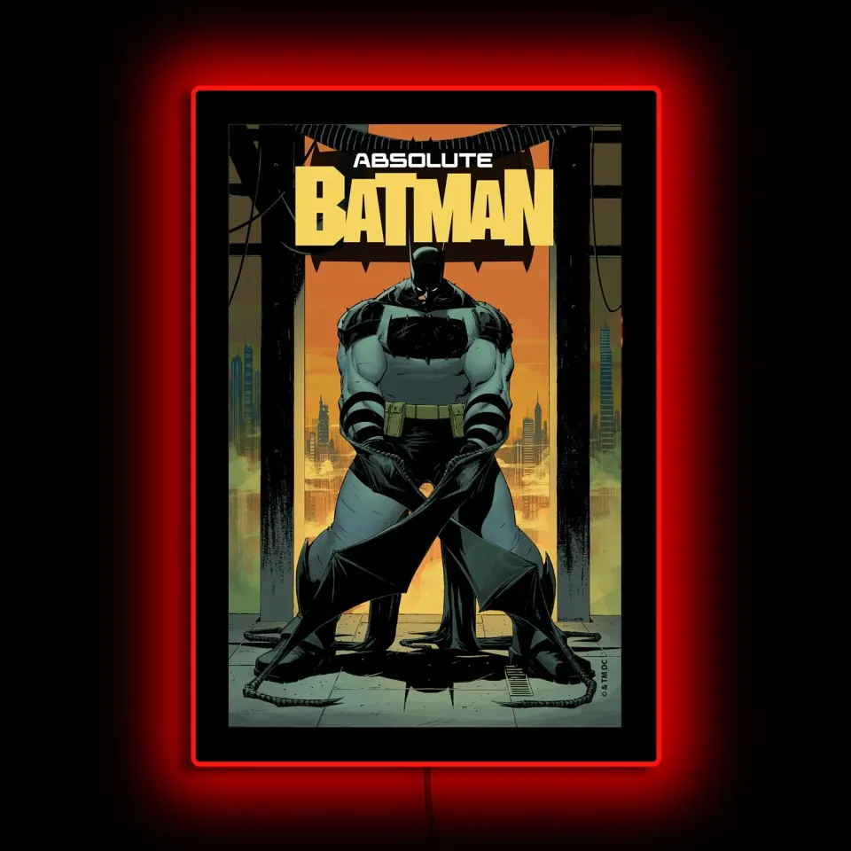 Batman Absolute Batman Brandlite LED-vegglampe