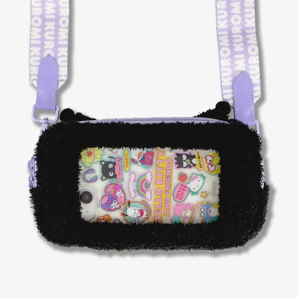 Hello Kitty Kuromi x Sonix Plush Phone Wallet mobilveske crossbody