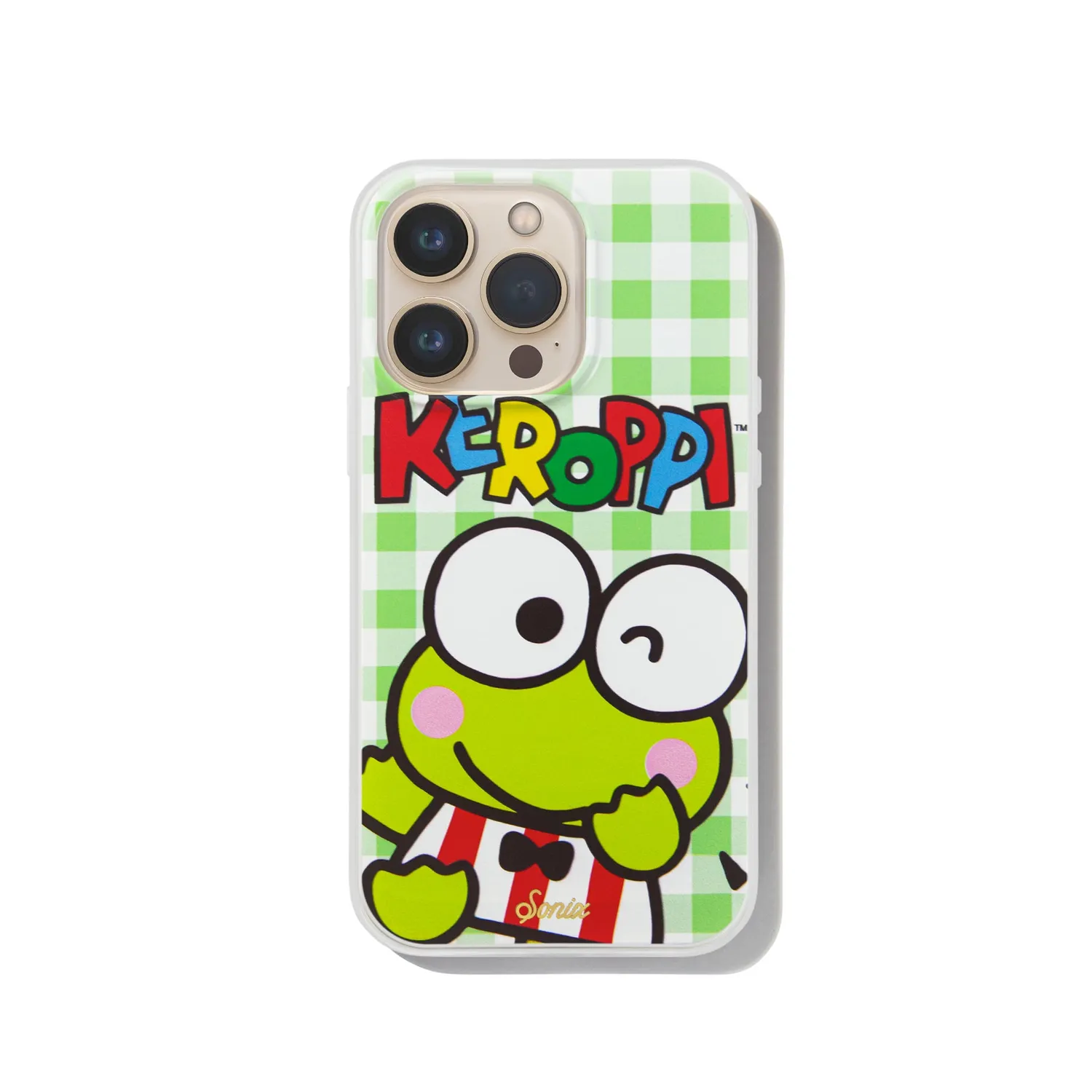 Hello Kitty Sonix Keroppi MagSafe iPhone-deksel grønt 13 Pro