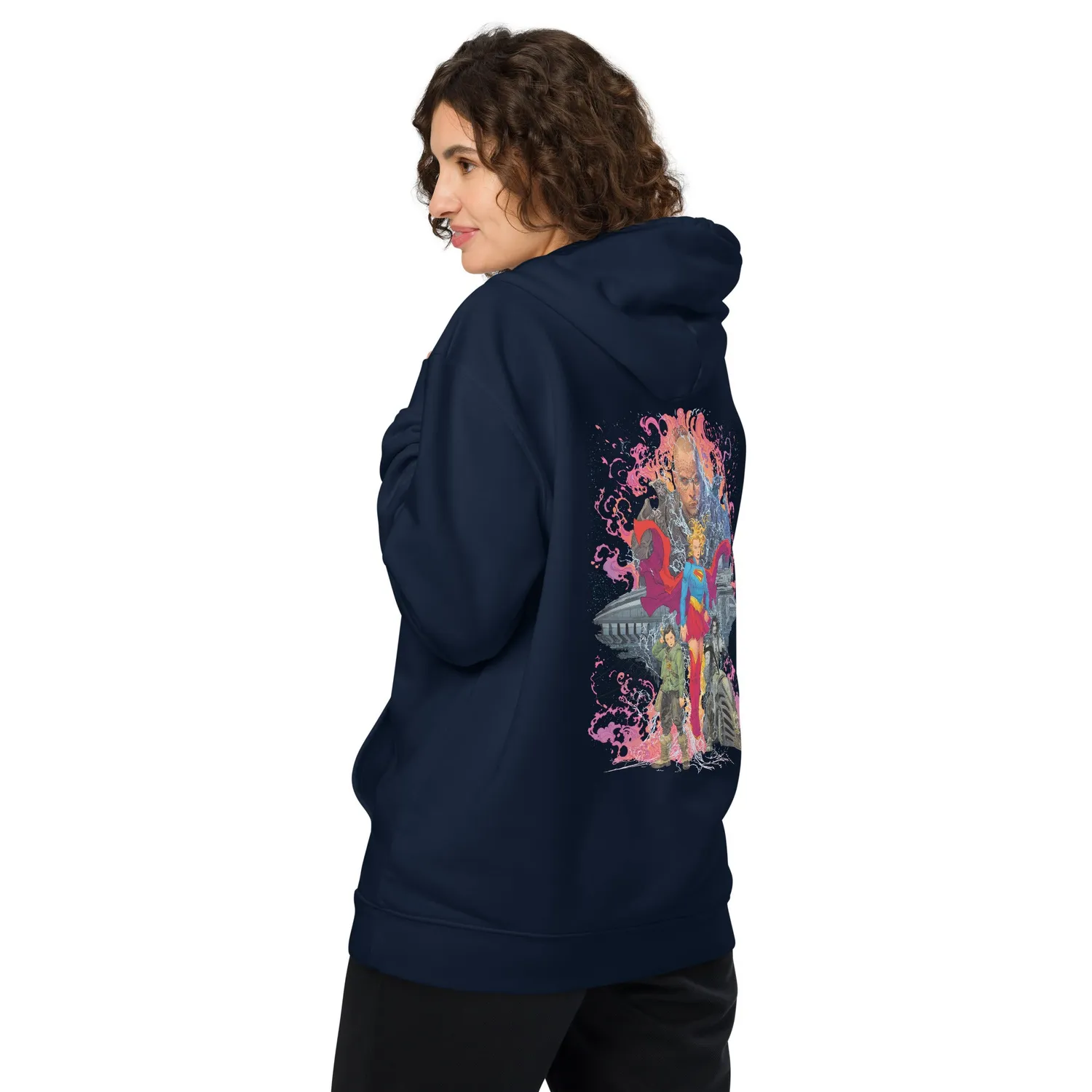 Batman SUPERGIRL (2026 Movie) Interstellar hettegenser S–5XL økologisk bomull
