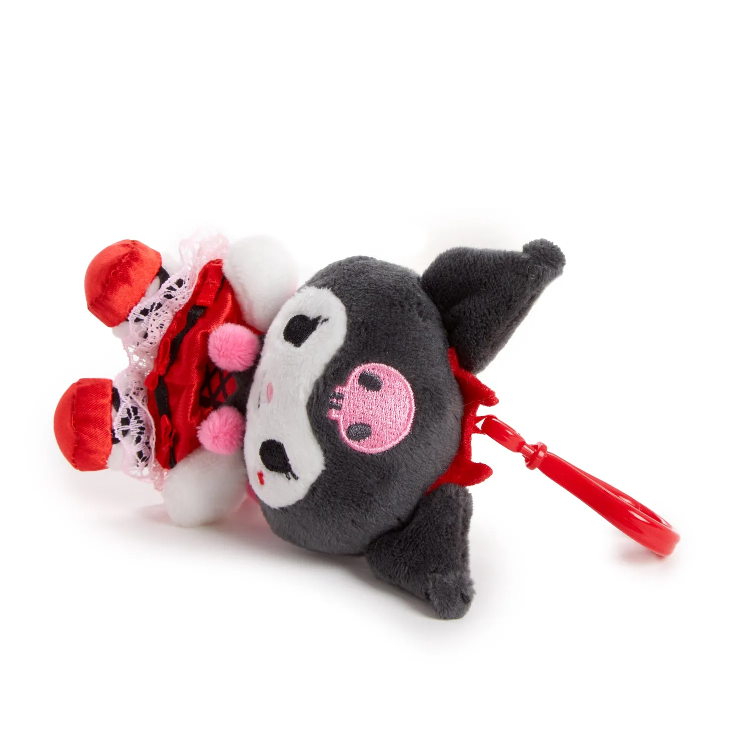 Hello Kitty Strawberry Treat Kuromi Plush Mascot Clip kosefigur