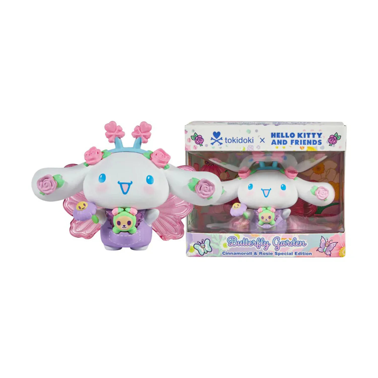 Hello Kitty tokidoki Butterfly Garden Cinnamoroll og Rosie samlefigur