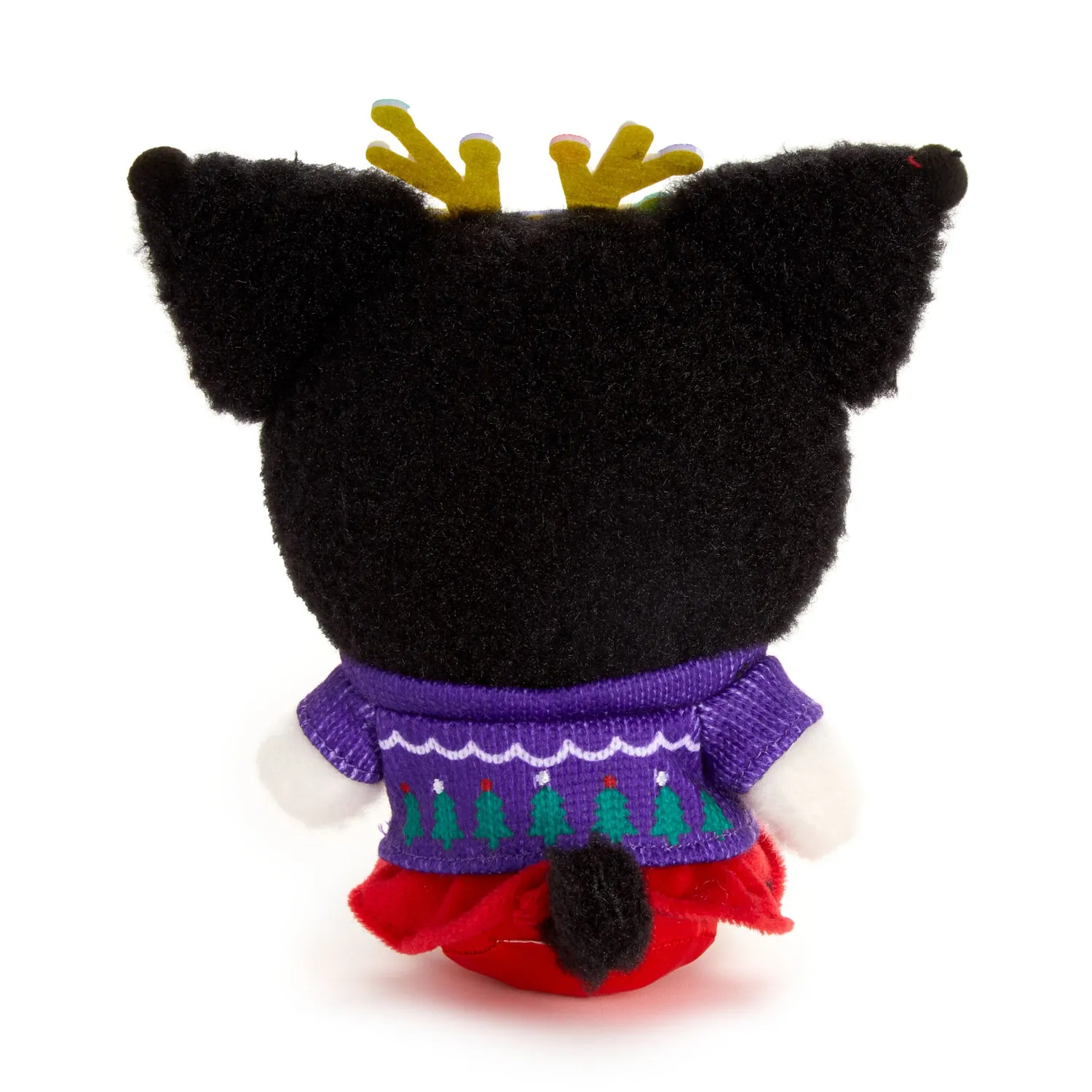 Hello Kitty Sweater Weather Series Kuromi Fuzzy Plush plysjbamse