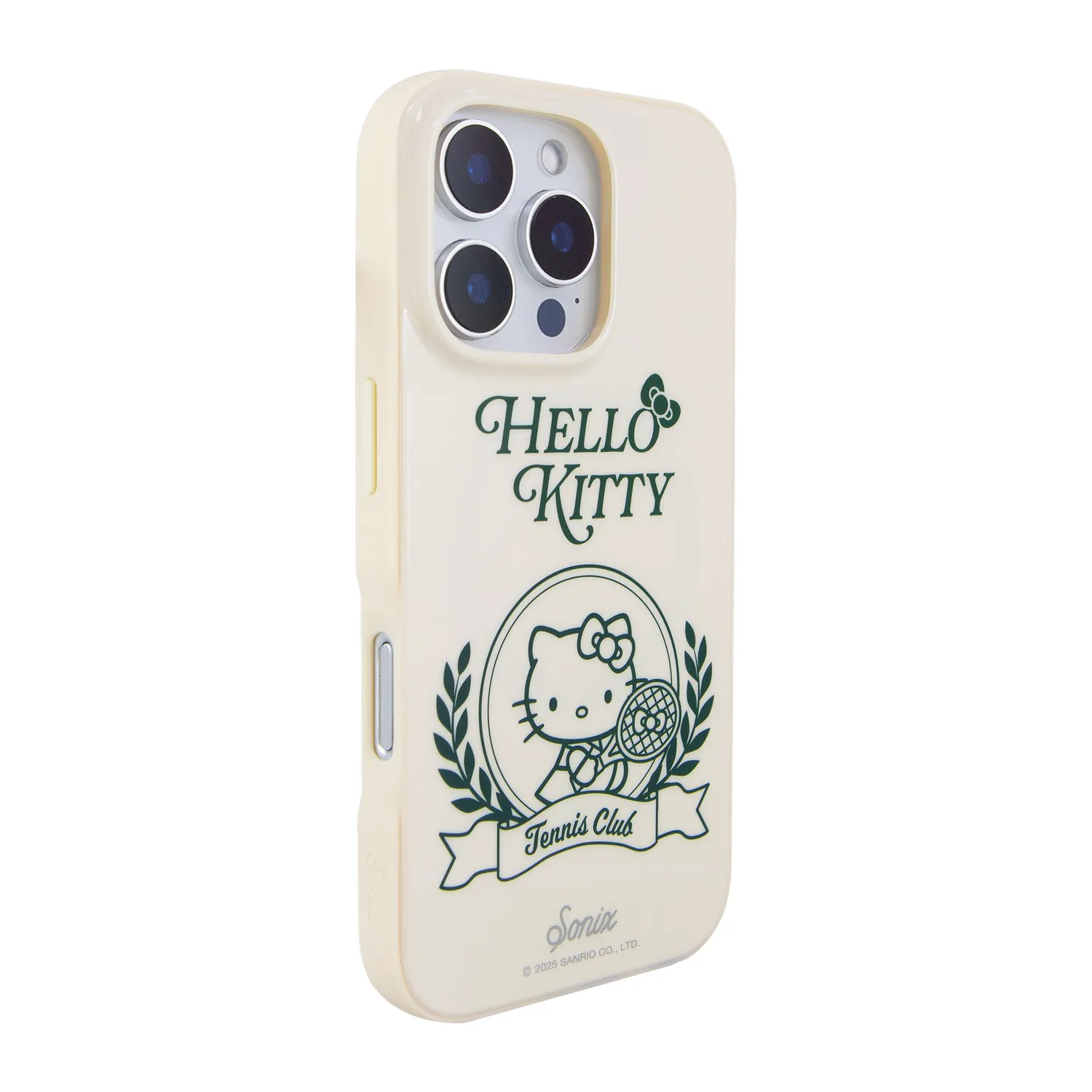 Hello Kitty x Sonix Tennis Club iPhone 16 Pro-deksel beige MagSafe