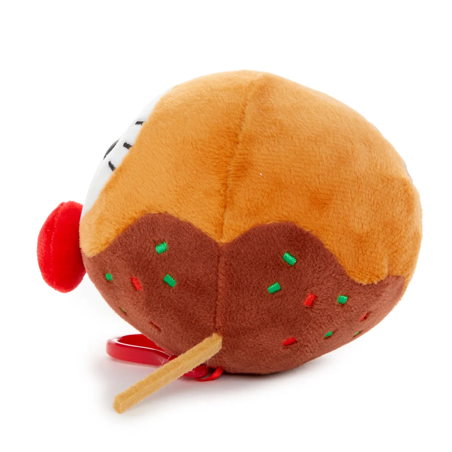 Hello Kitty Takoyaki plysjmaskot med klips 10 cm