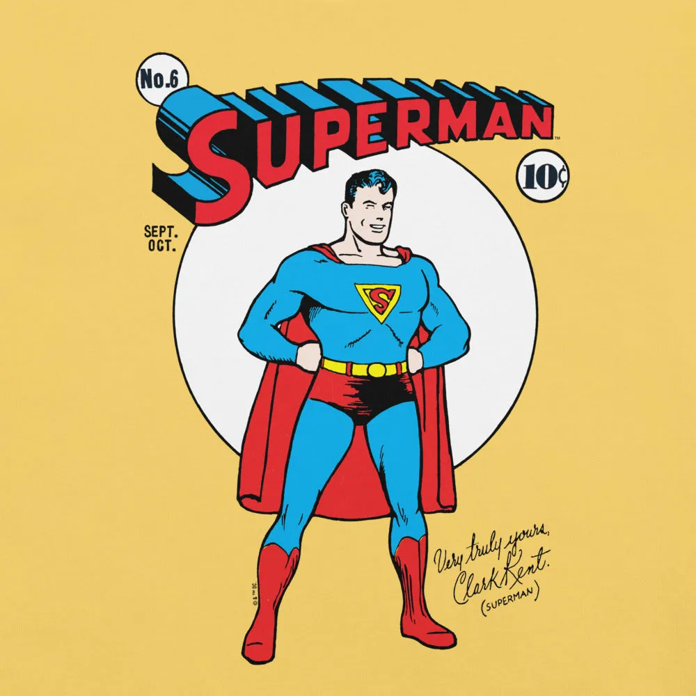 Batman Superman Very Truly Yours T-shirt t-skjorte Ocean Blue