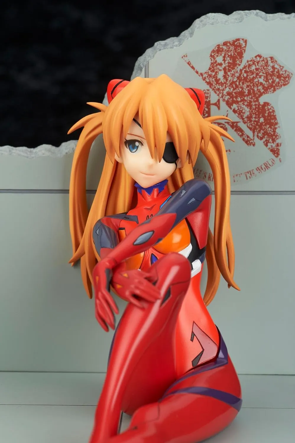 Manga Mania Evangelion Asuka Langley Plugsuit-figur 11,5 cm