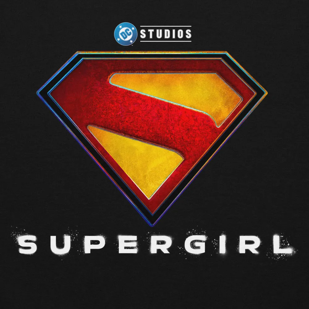 Supergirl Look Out Hoodie hettegenser svart bomullsblanding