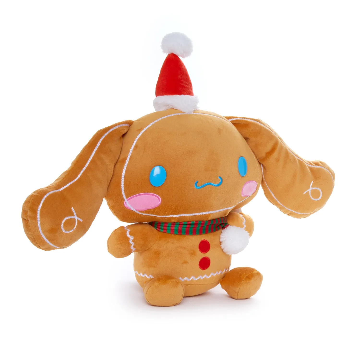Hello Kitty Cinnamoroll 12" Plush kosebamse 30 cm sittende pepperkakemotiv