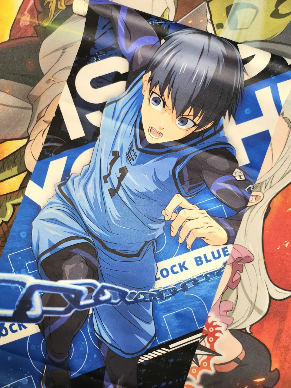 Anitaku Blue Lock Mini veggscroll Isagi Yoichi 25 × 70 cm stoff