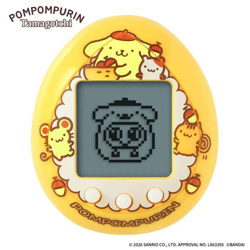 Hello Kitty Pompompurin x Tamagotchi Nano karamellpudding