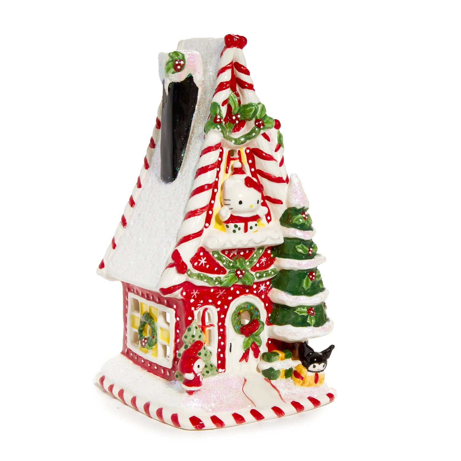 Hello Kitty and Friends Ceramic Holiday Candle House lysestake