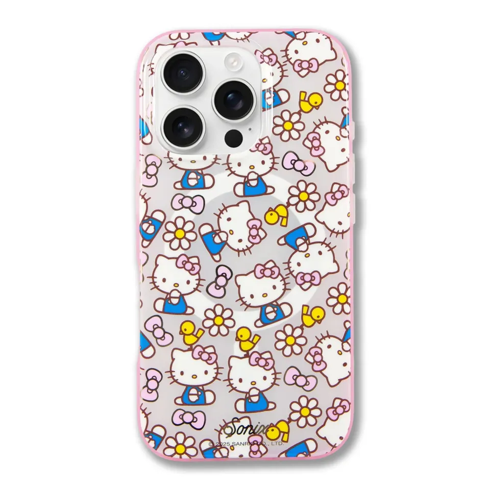 Hello Kitty x Sonix Pink Bows iPhone-deksel MULTI iPhone 16 Pro, 16 Pro Max, 17, 17 Air, 17 Pro og 17 Pro Max MagSafe