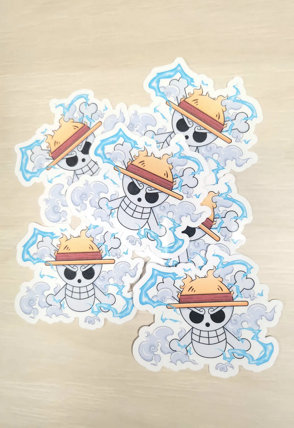 Anitaku Straw Hat Sticker klistremerke Gear 5 One Piece