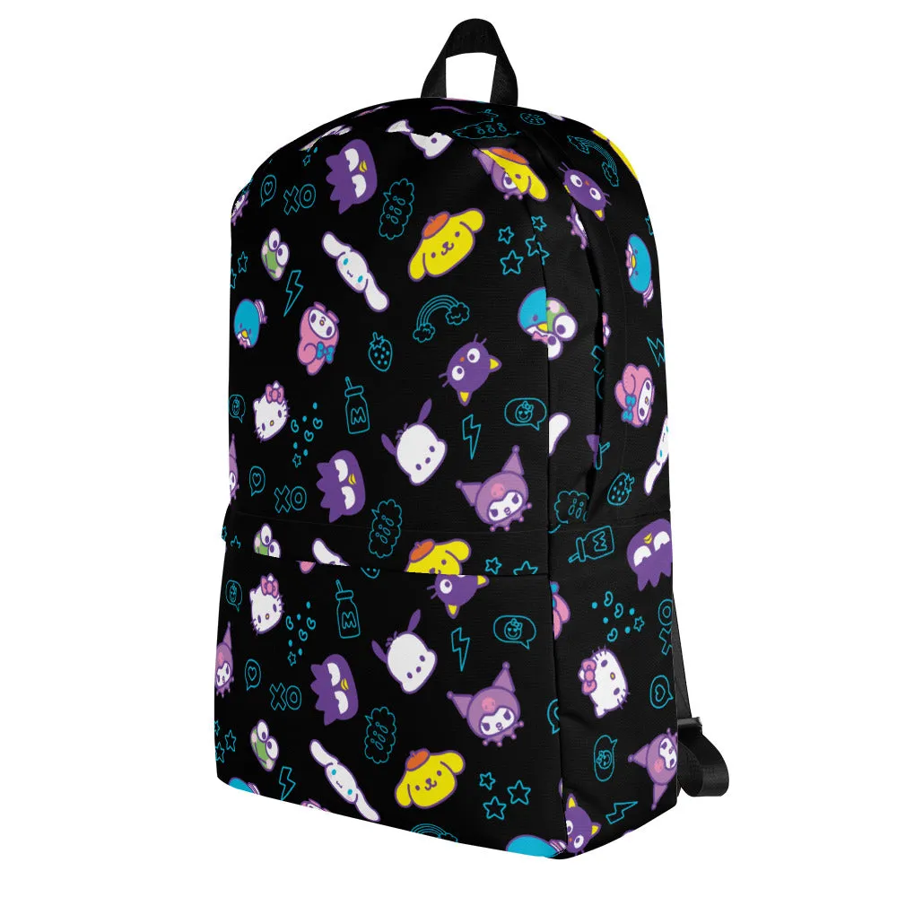 Hello Kitty and Friends Electric Doodle All-over Print ryggsekk