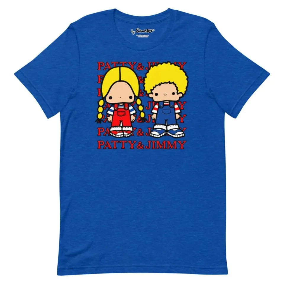 Hello Kitty Patty & Jimmy Watashi Wa T-skjorte blå