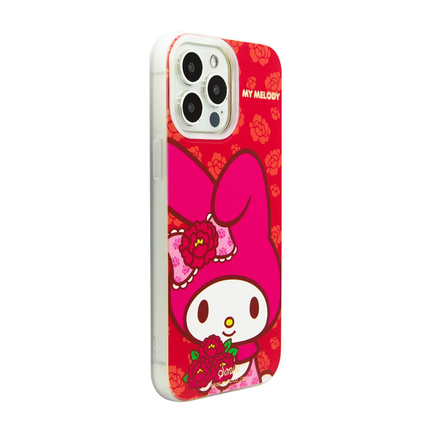 Hello Kitty My Melody x Sonix Pretty Peony iPhone-deksel rød MagSafe