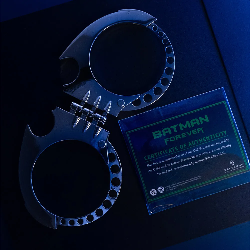 Batman Forever Bat Cuffs håndjernreplika med samlerboks