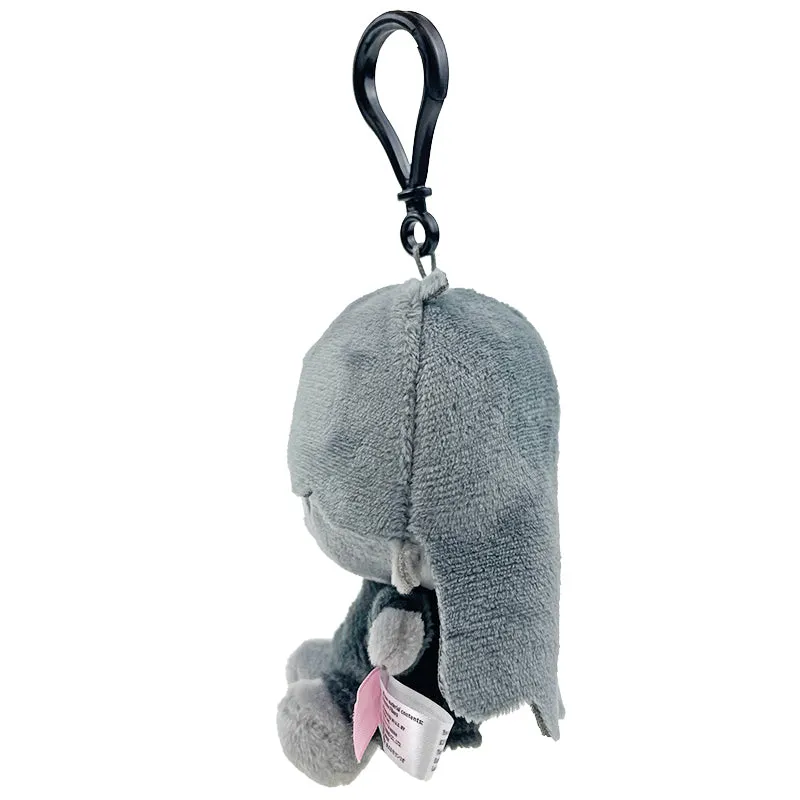 Hello Kitty Ash Monochrome Series Lala Plush Mascot Clip plysjklips grå 10 cm