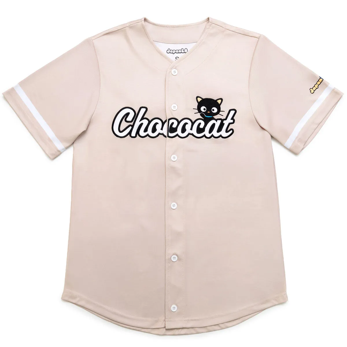 JapanLA Chococat Baseball Jersey trøye beige brodert