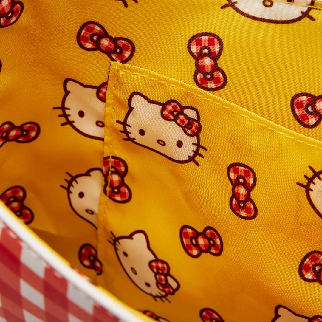 Hello Kitty x Loungefly Gingham Crossbody Bag crossbodyveske hvit