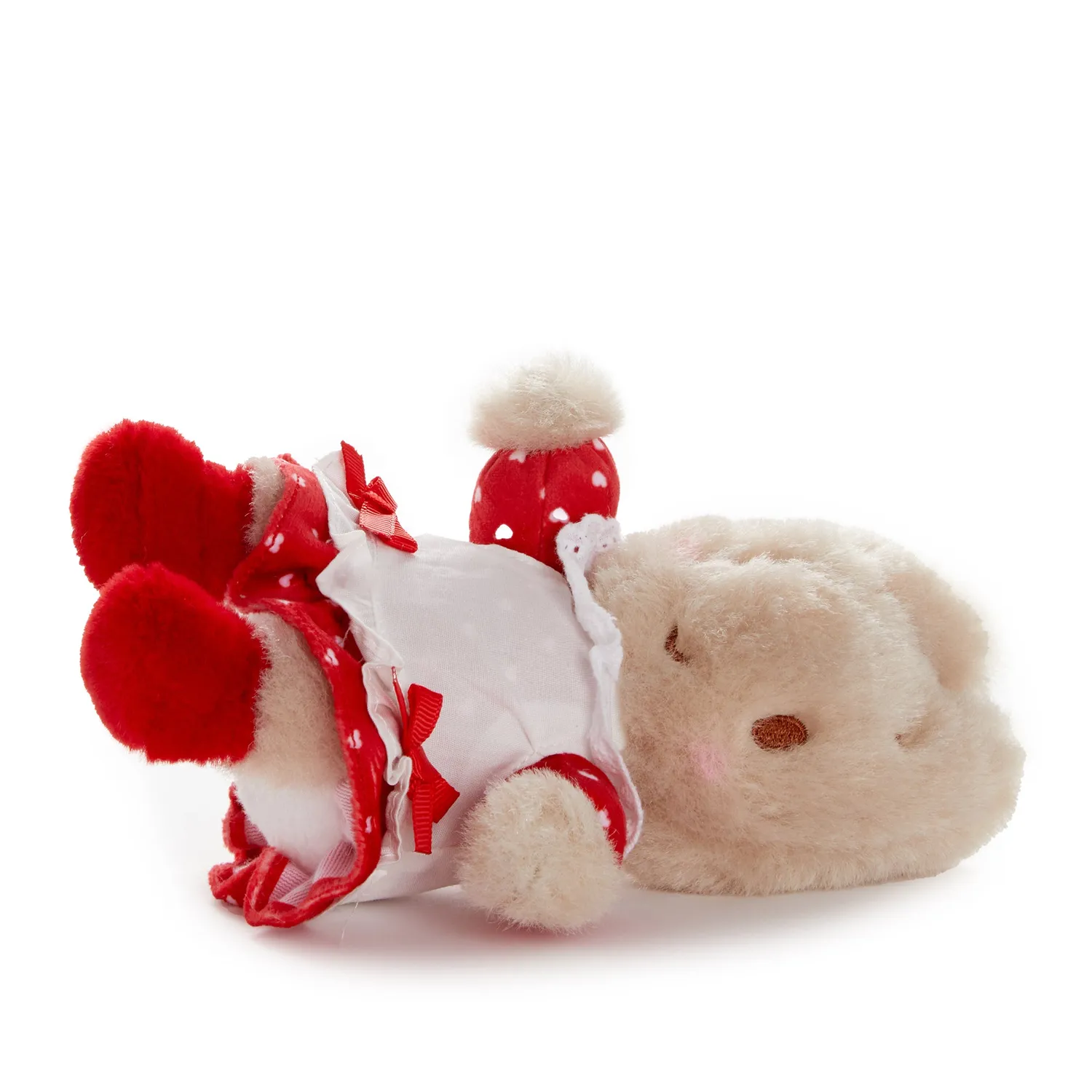 Hello Kitty Marroncream Plush Mascot Clip kosebamse