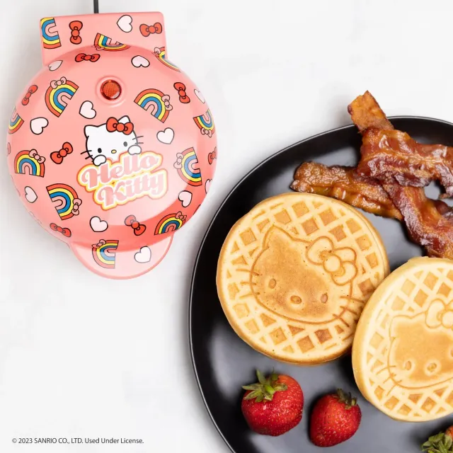 Hello Kitty Mini Waffle Maker vaffeljern 120 V