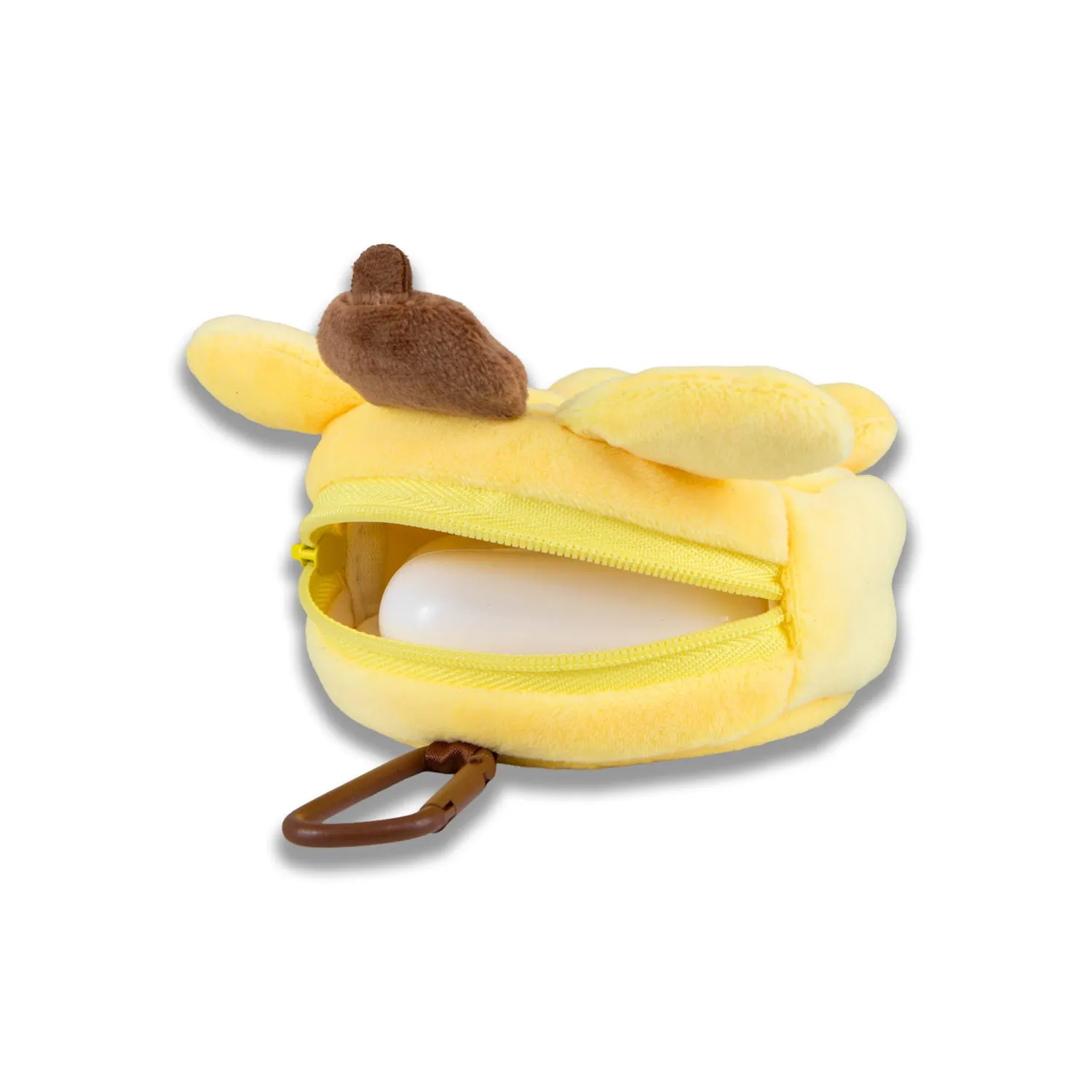 Hello Kitty Pompompurin x Sonix Old School Plush Earbud Pouch øreproppetui plysj