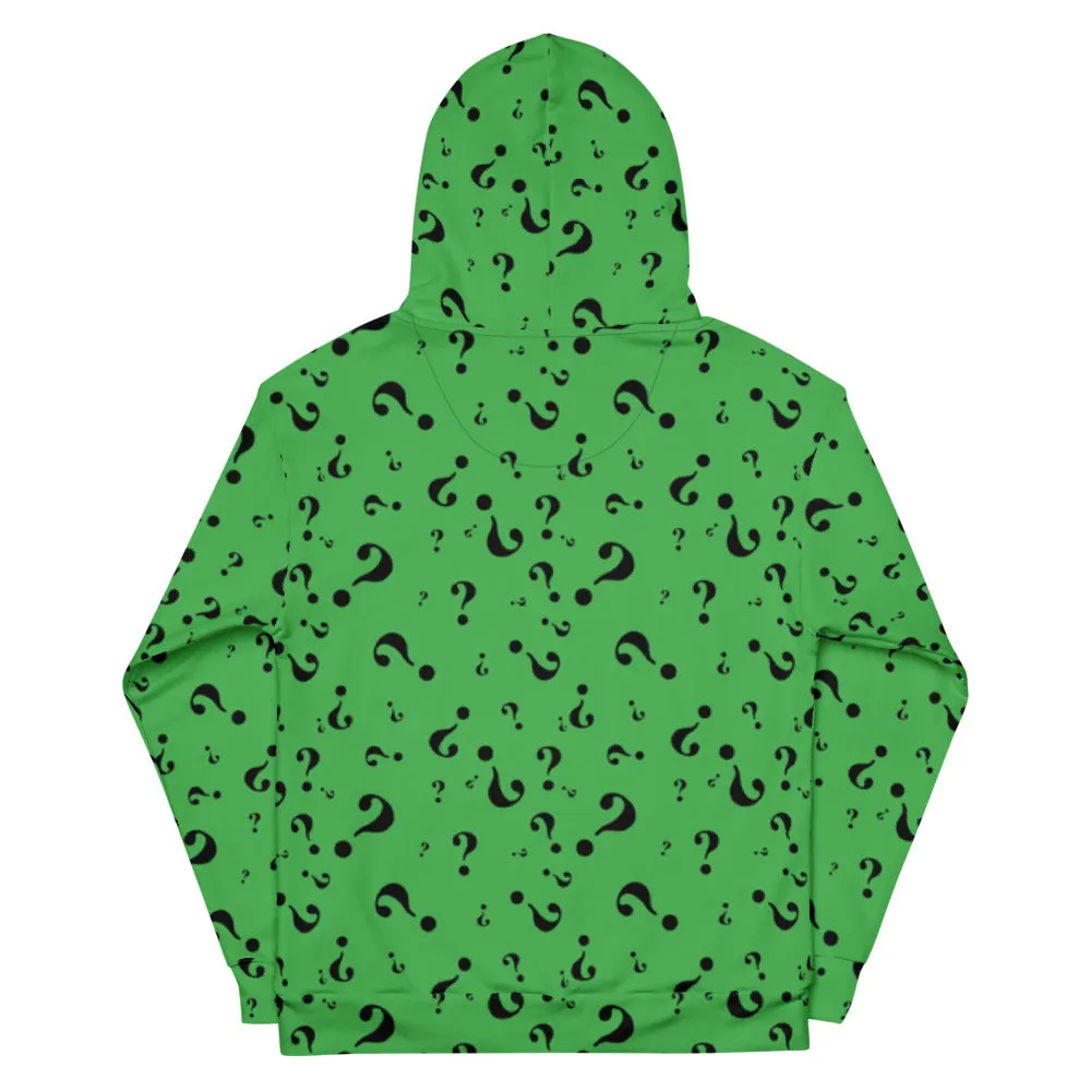 Batman Forever The Riddler hettegenser grønn og svart