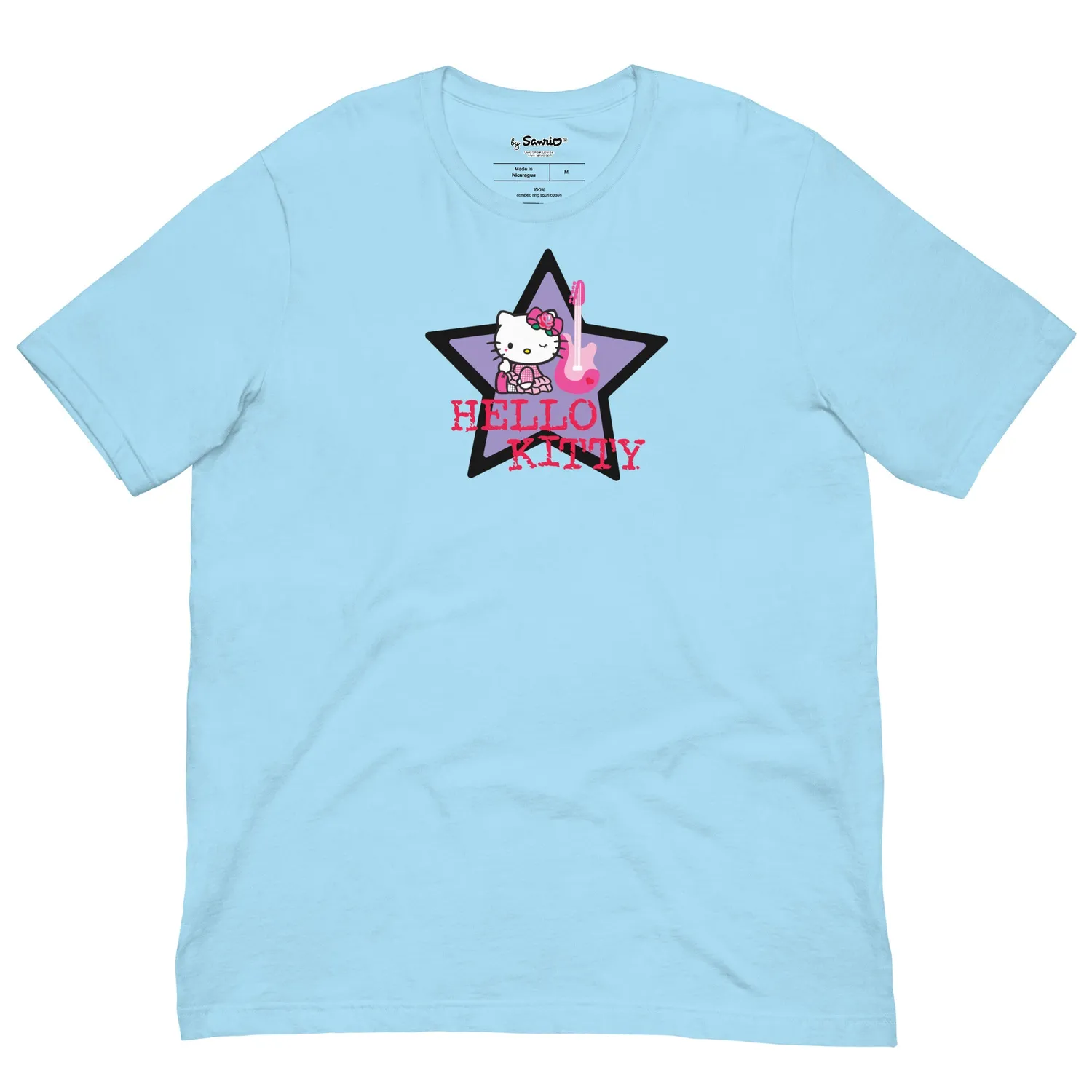 Hello Kitty Guitar Star t-skjorte Asphalt bomull