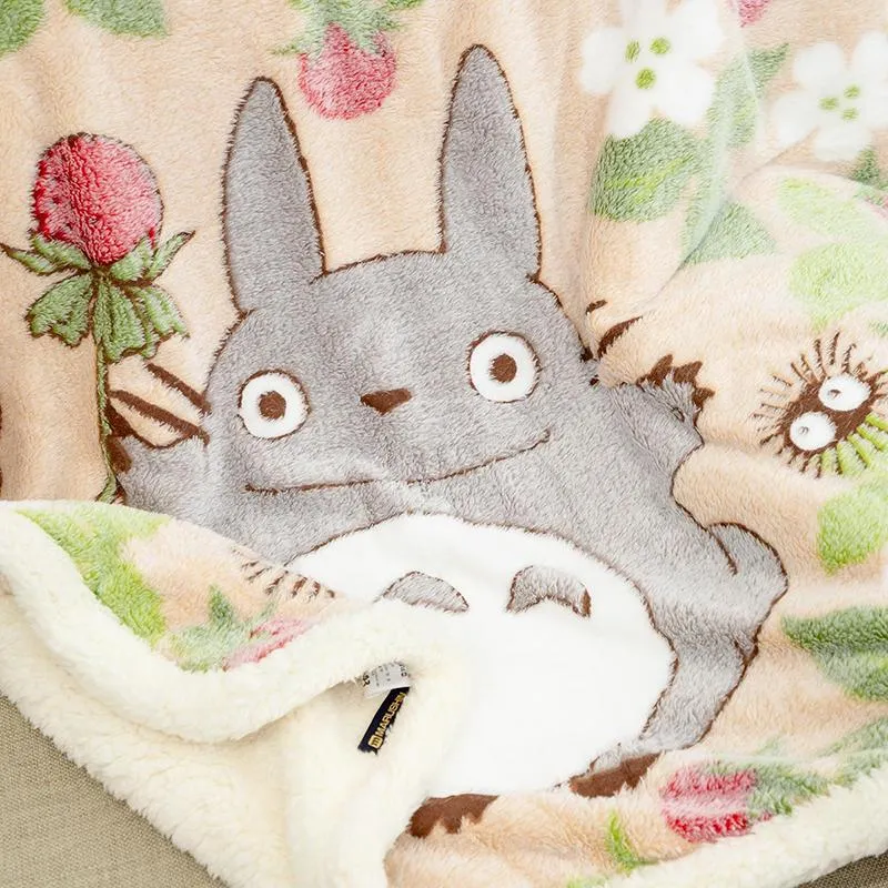 My Neighbor Totoro I Found Strawberries-pledd 100 × 70 cm polyester