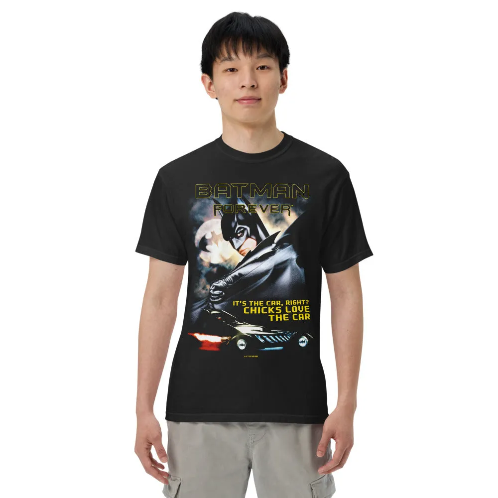 Batman BATMAN FOREVER The Car T-skjorte svart Comfort Colors