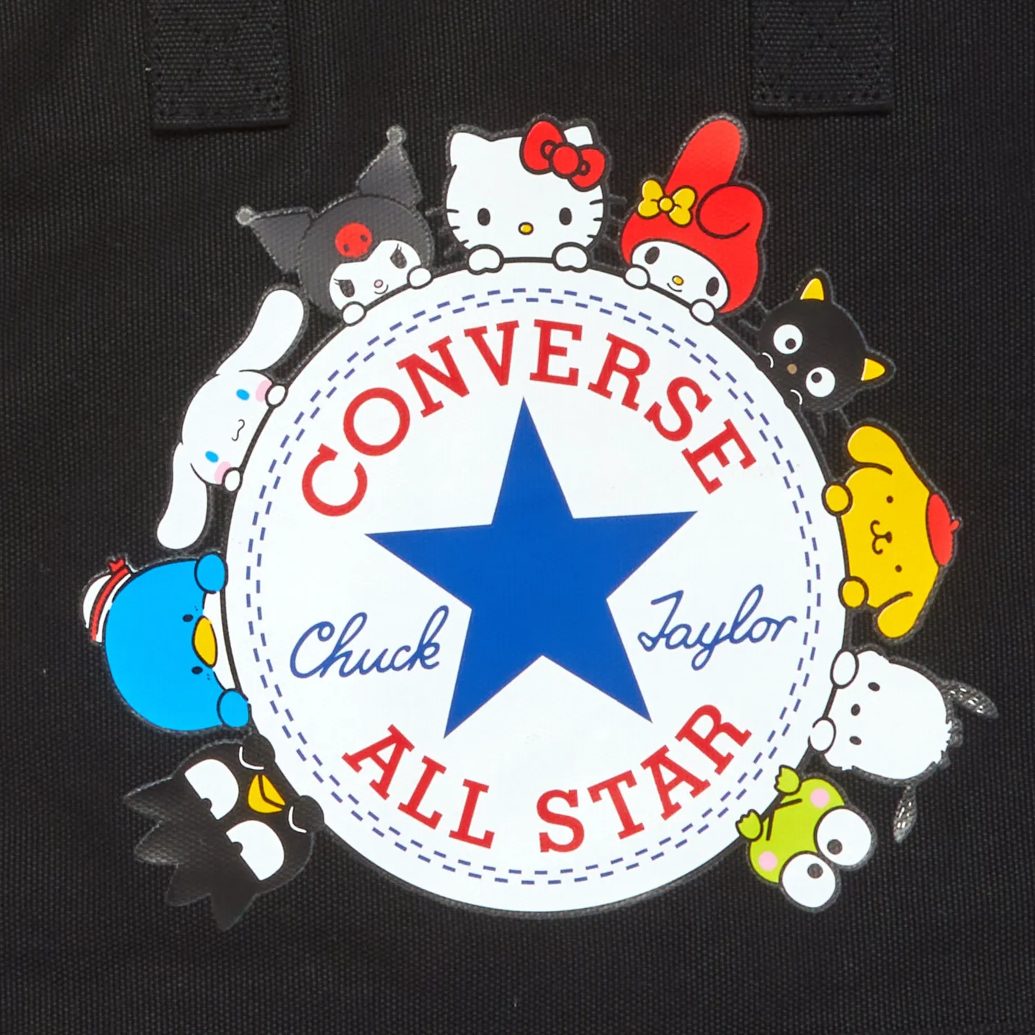 Converse x Hello Kitty and Friends canvas handlenett svart