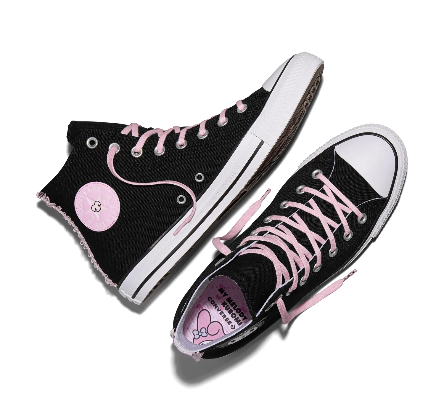 Converse x Kuromi Chuck Taylor All Star Charmed Hi-Tops sneakers svart