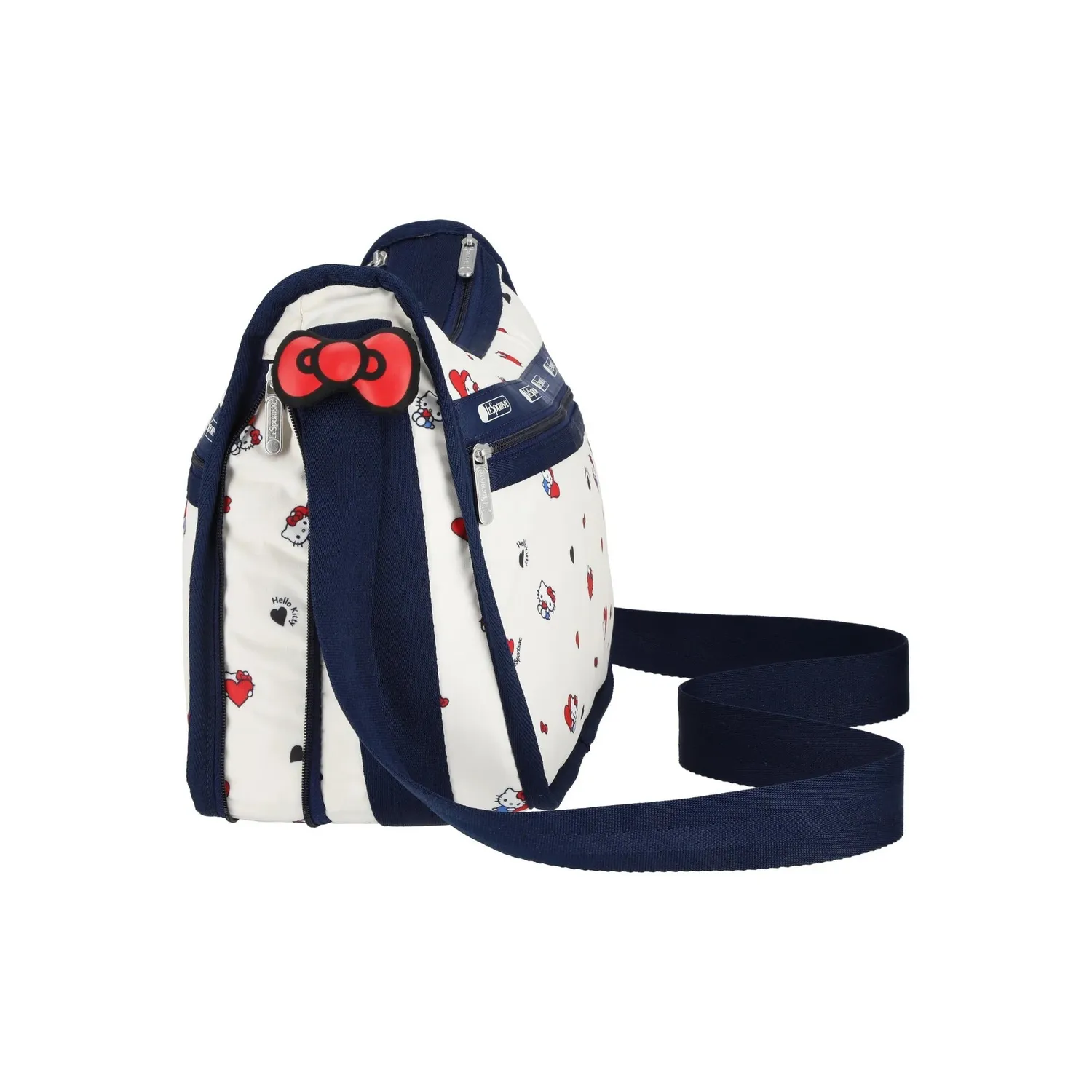 Hello Kitty x LeSportsac Lots of Love skulderveske utvidbar