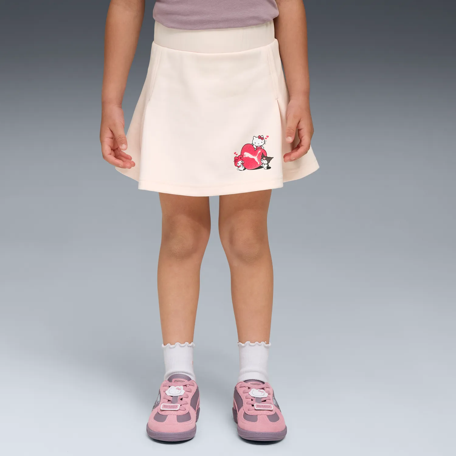 Hello Kitty x PUMA plissert skjørt Jasmine Flower barn
