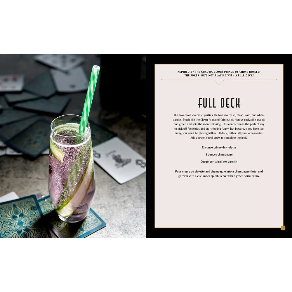 Batman Gotham City Cocktails kokebok innbundet 70 drinkoppskrifter