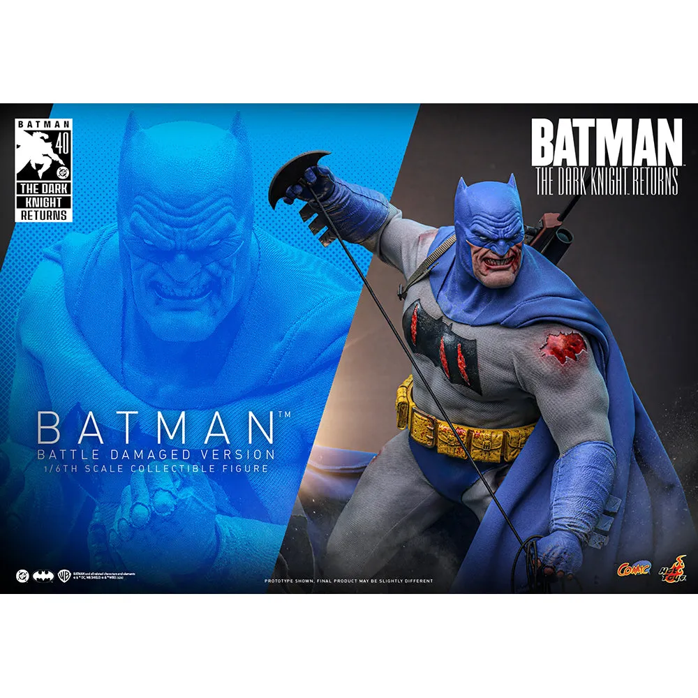 Batman The Dark Knight Returns Battle Damaged actionfigur 1:6