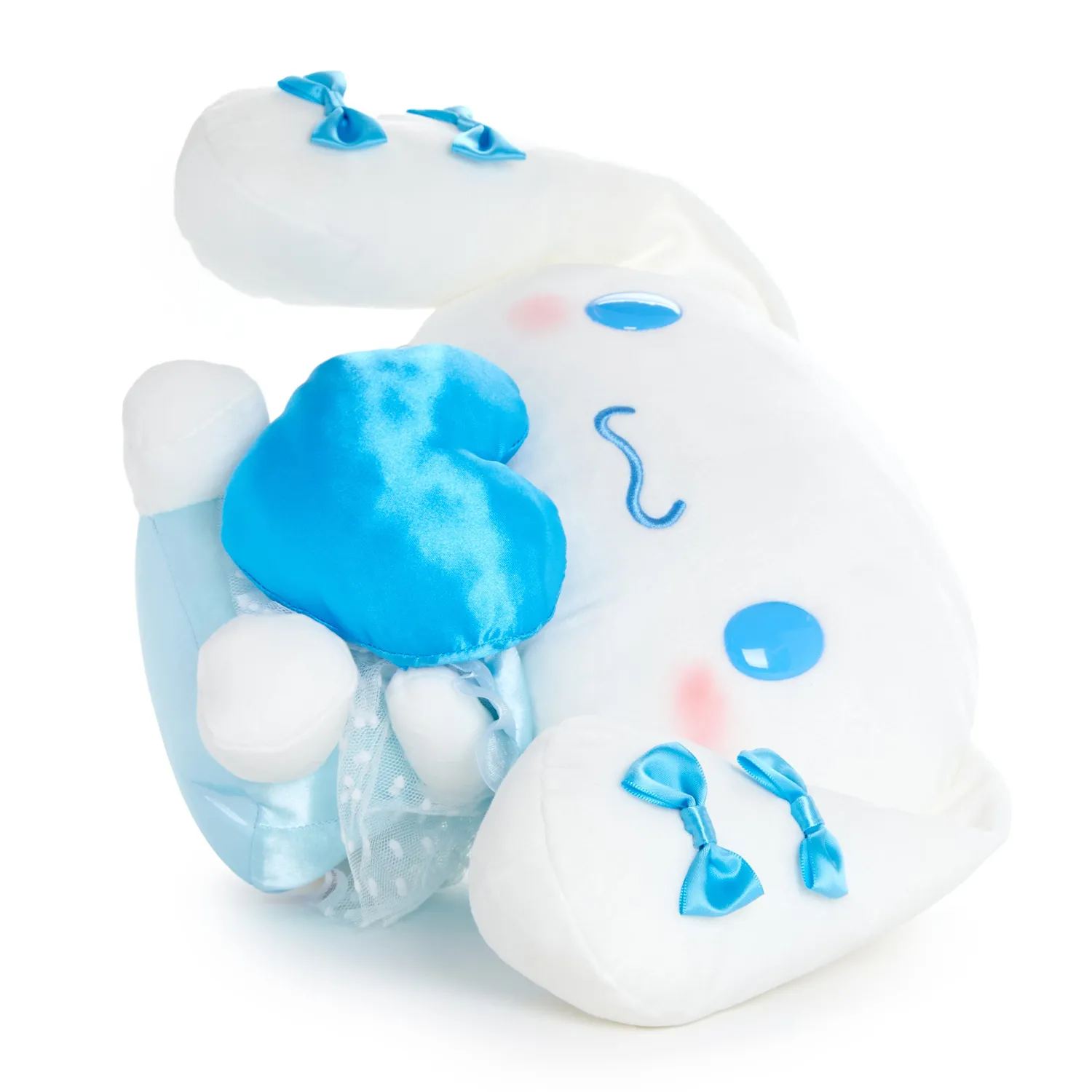 Hello Kitty Something Blue Cinnamoroll 12" kosedyr med blå sløyfe
