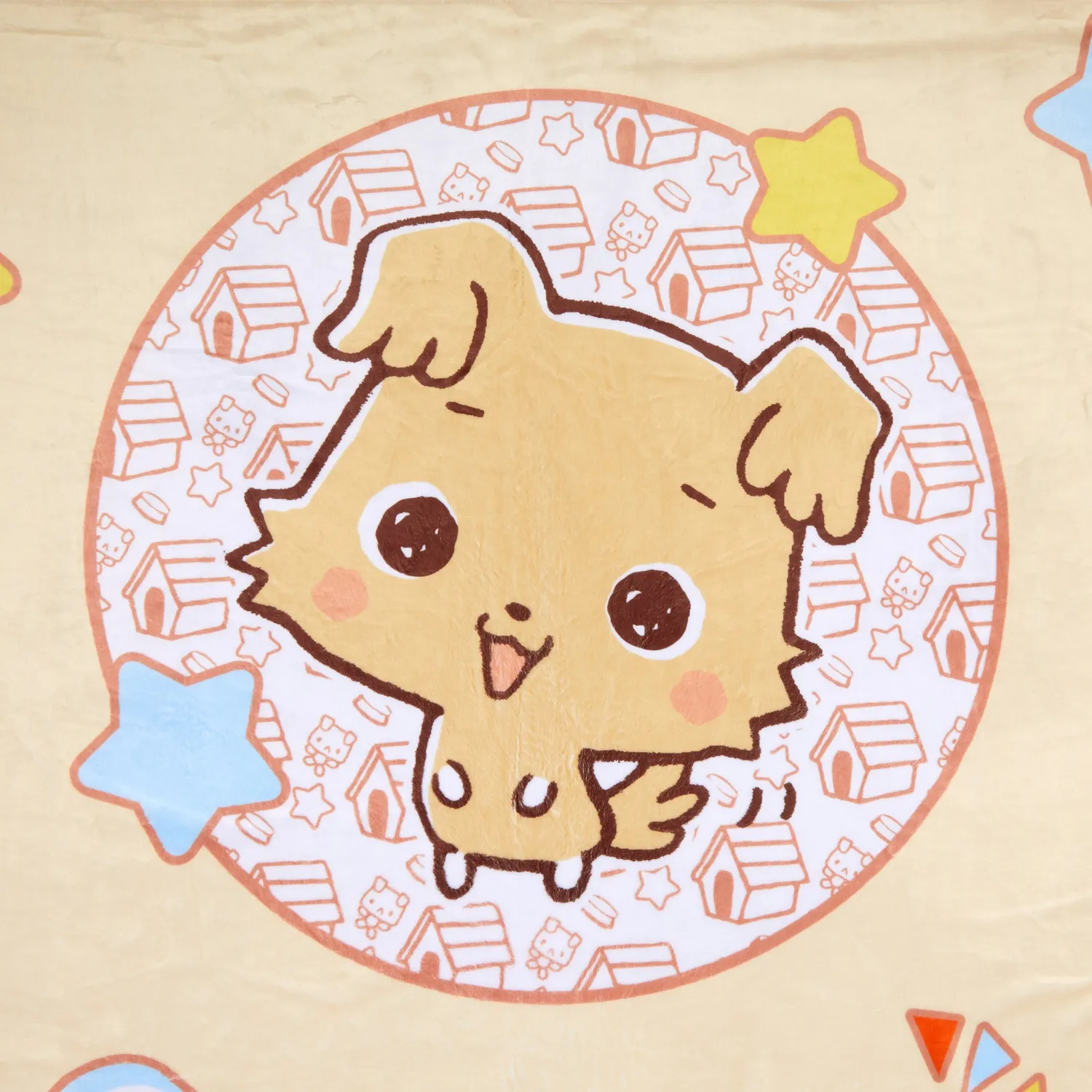 Hello Kitty Chibimaru Cheerful Pup Throw Blanket pledd 127 × 152 cm polyester