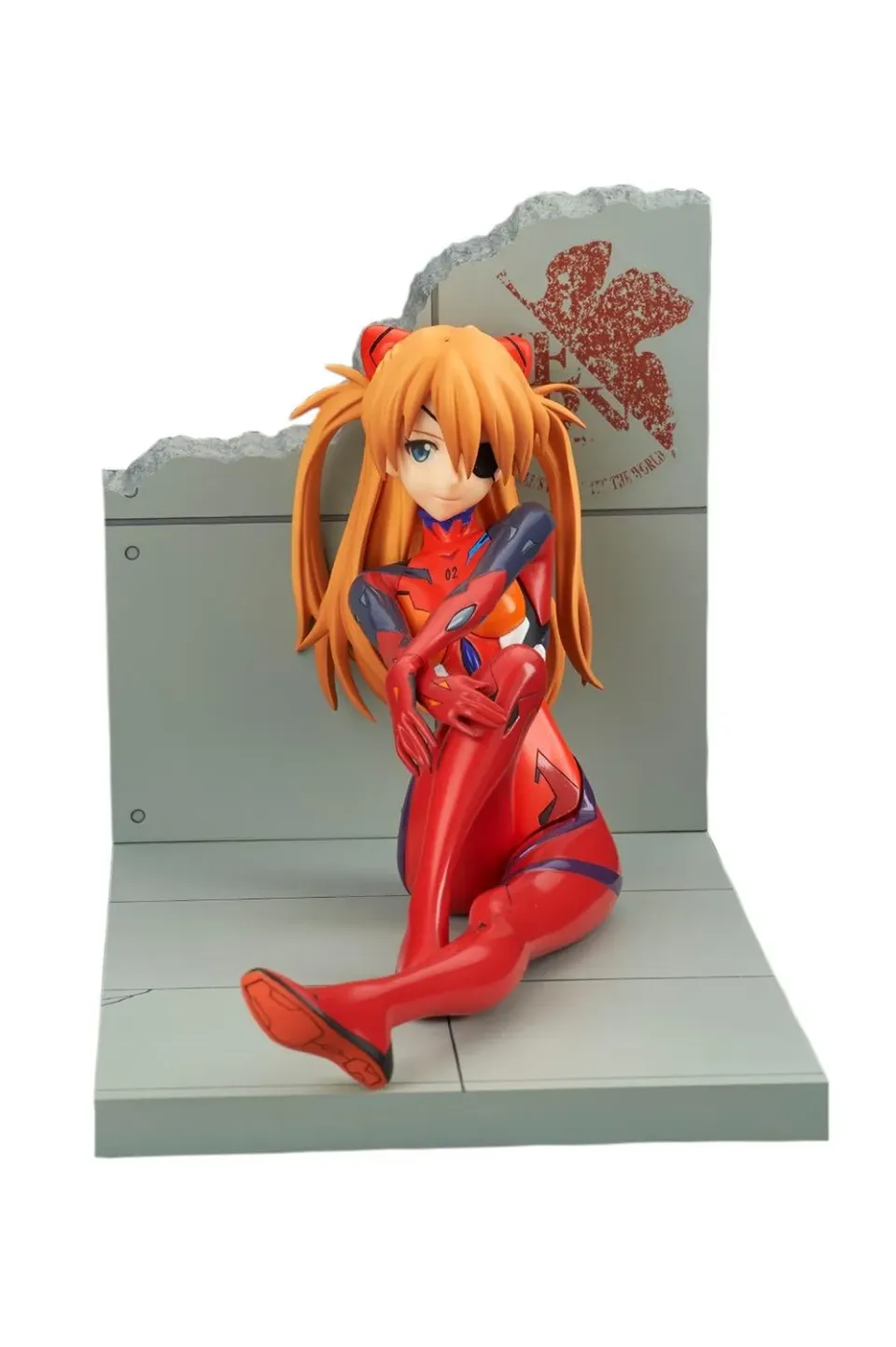 Manga Mania Evangelion Asuka Langley Plugsuit-figur 11,5 cm