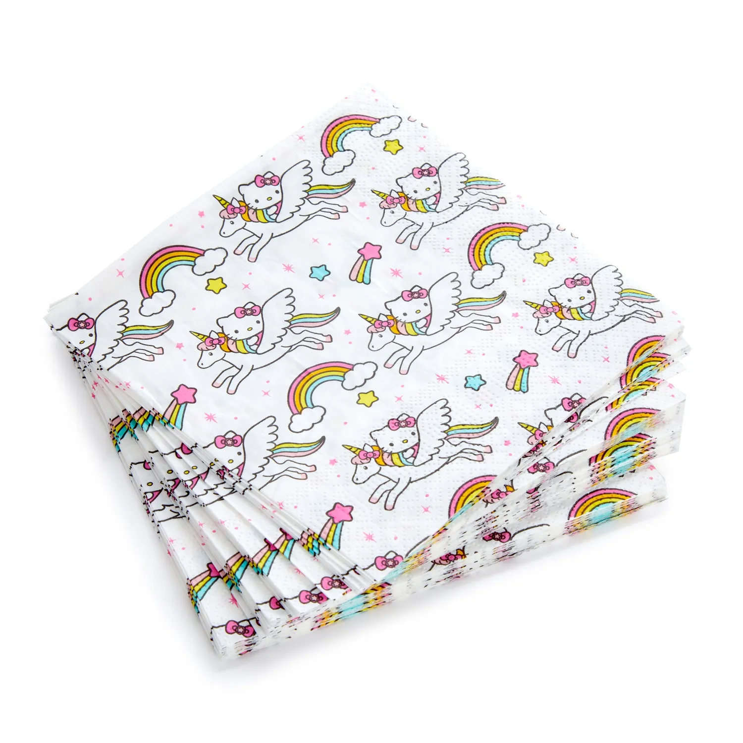 Hello Kitty Unicorn Rainbow festsett 60 deler – engangsservise