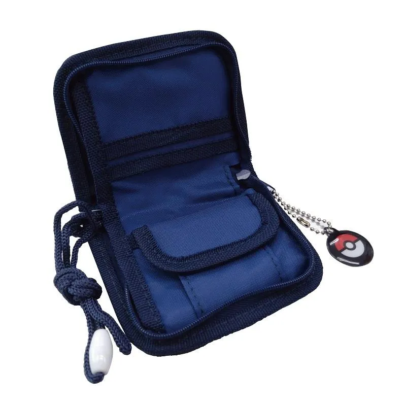 Neo Tokyo Pokemon Round Wallet w/Strap lommebok marineblå 11,5 × 9 cm polyester